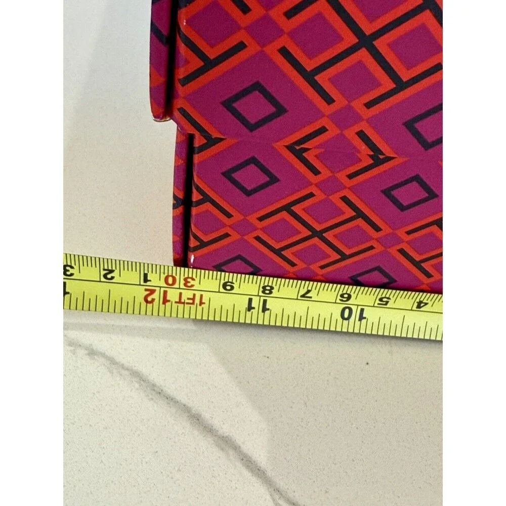 Authentic Tory Burch Shoebox Storage Decor Gift Box‎ W/ Tissue Paper 12x9x4.5